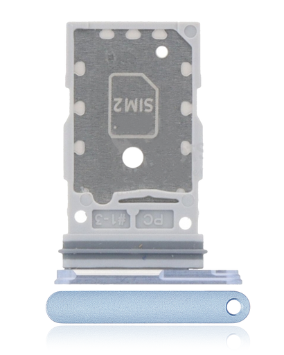 Dual Sim Card Tray Compatible For Samsung Galaxy S24 5G / S24 Plus 5G (Sapphire Blue)
