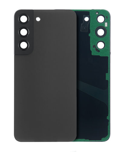 Back Cover Glass With Camera Lens Compatible For Samsung Galaxy S22 Plus (Service Pack) (Graphite)