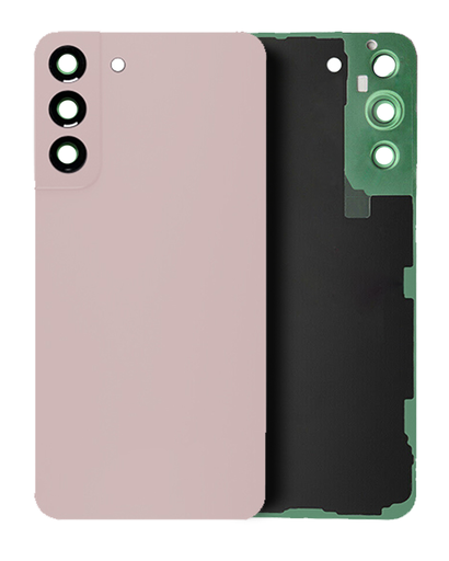 Back Cover Glass With Camera Lens Compatible Samsung Galaxy S22 Plus (Service Pack) (Pink Gold)