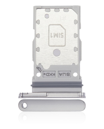 Dual Sim Card Tray Compatible For Samsung Galaxy S22 / S22 Plus (White)