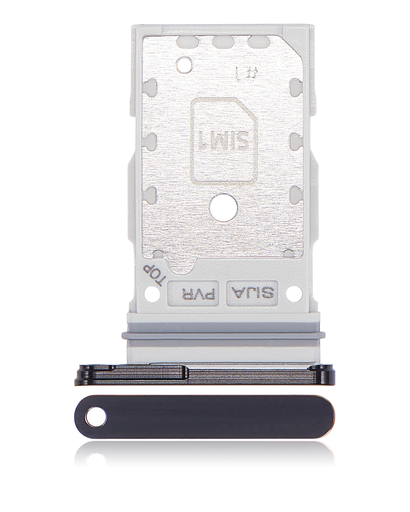 Dual Sim Card Tray Compatible For Samsung Galaxy S22 / S22 Plus (Phantom Black)