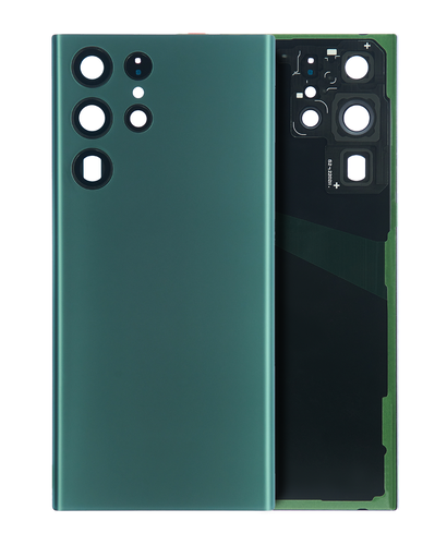 Back Cover Glass With Camera Lens Compatible Samsung Galaxy S22 Ultra (Service Pack) (Green)