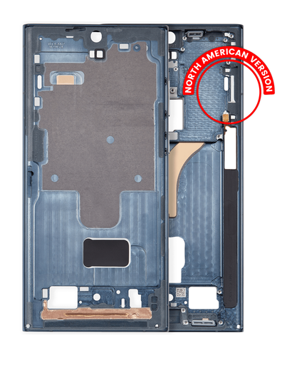 Mid-Frame Housing Compatible For Samsung Galaxy S22 Ultra 5G (US &amp; International Version) (Green)
