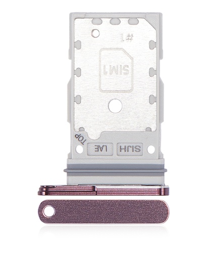 Dual Sim Card Tray Compatible For Samsung Galaxy S22 Ultra (Burgundy)