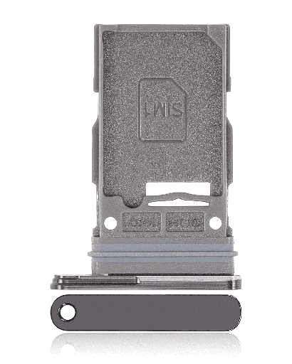 Single Sim Card Tray Compatible For Samsung Galaxy S22 Ultra 5G (Phantom Black)