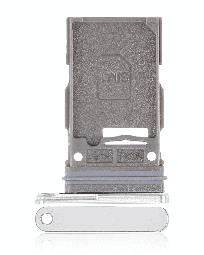 Single Sim Card Tray Compatible For Samsung Galaxy S22 Ultra 5G (White)