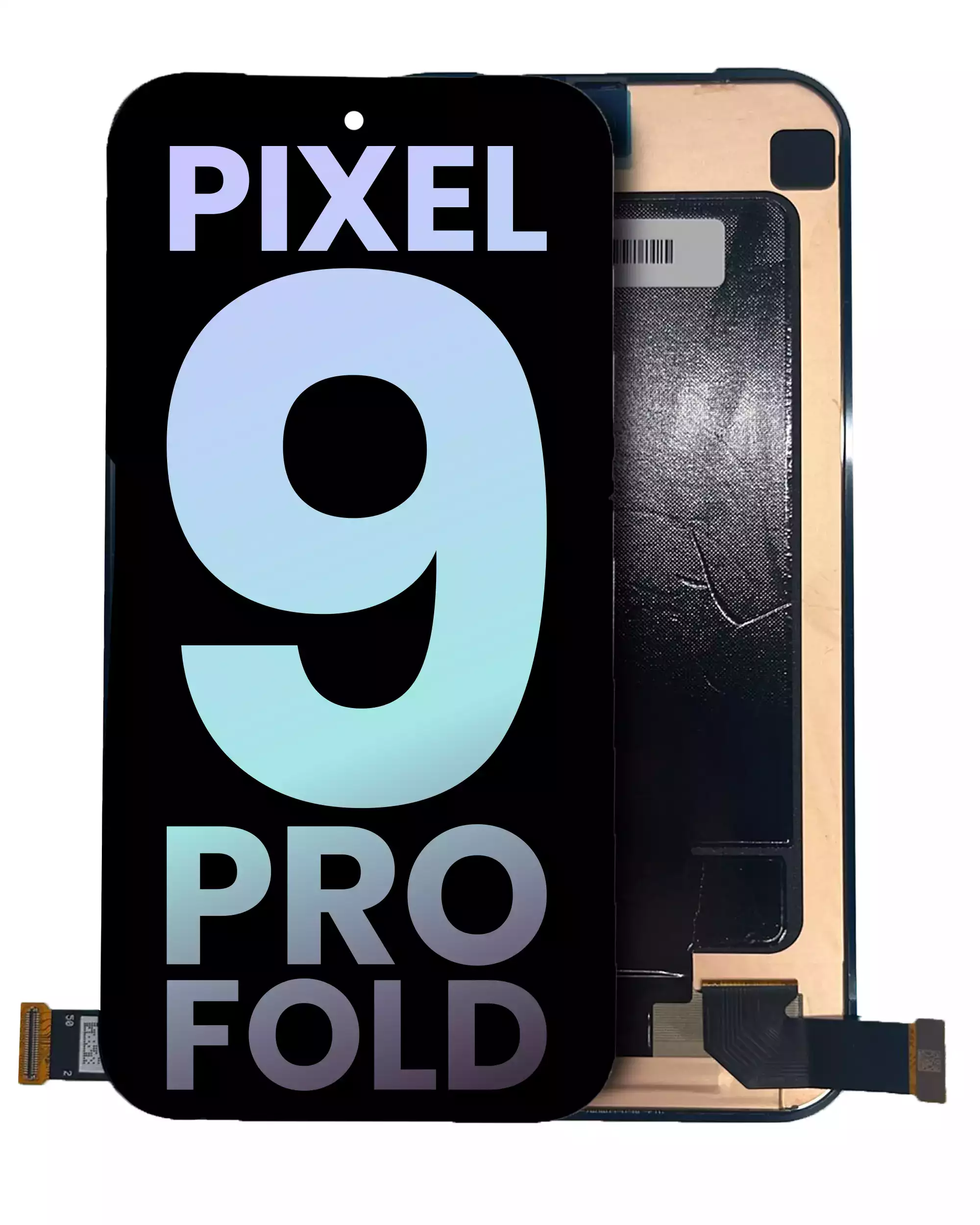 Outer OLED Assembly Without Frame Compatible For Google Pixel 9 Pro Fold (All Colors) (Genuine OEM)