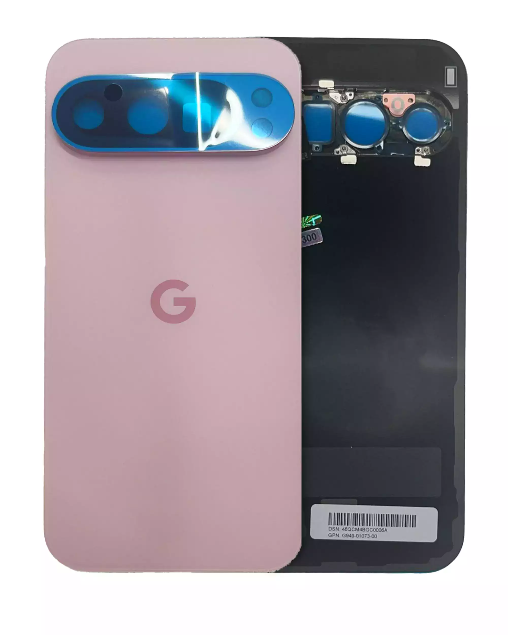 Back Cover Compatible For Google Pixel 9 Pro (Genuine OEM) (Light Pink)