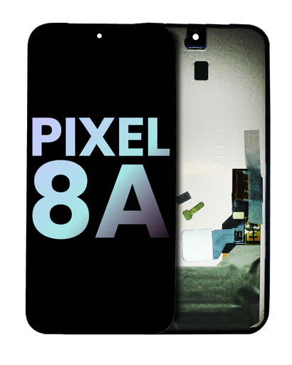 OLED Assembly With Frame Compatible For Google Pixel 8a (Genuine OEM) (All Colors)