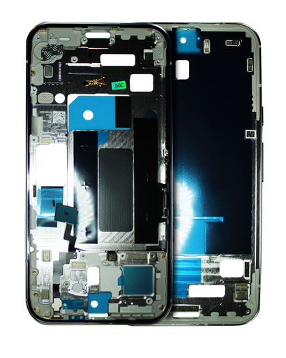 Mid Frame Housing Compatible For Google Pixel 8a (Genuine OEM) (Light Porcelain)