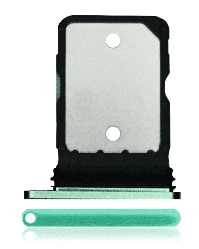 Sim Card Tray Compatible For Google Pixel 8a (Genuine OEM) (Light Emerald)
