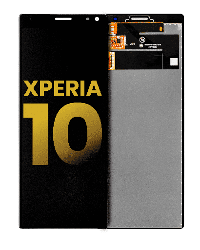 LCD Assembly Without Frame Compatible For Sony Xperia 10 (I3113 / I3123 / I4113 / I4193) (Refurbished) (Black)