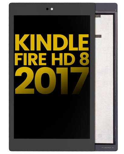 LCD Assembly With Frame Compatible For Amazon Kindle Fire HD 8 2017 (SX034) (Refurbished) (All Colors)