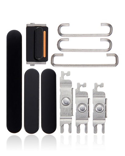 Hard Buttons (Power / Volume / Switch) Compatible For iPhone 14 Pro / 14 Pro Max (Space Black)