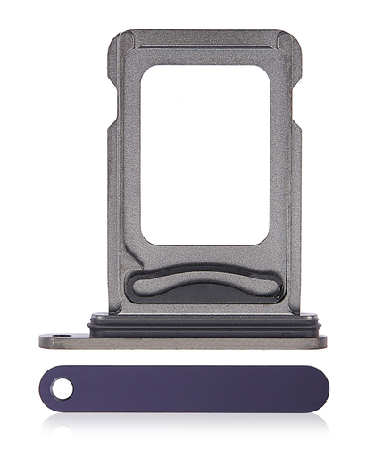 Dual Sim Card Tray Compatible For iPhone 14 Pro / 14 Pro Max (Deep Purple)
