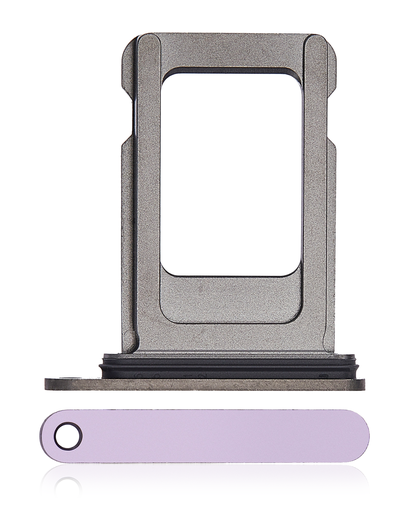 Single Sim Card Tray Compatible For iPhone 14 Pro / 14 Pro Max (Deep Purple)