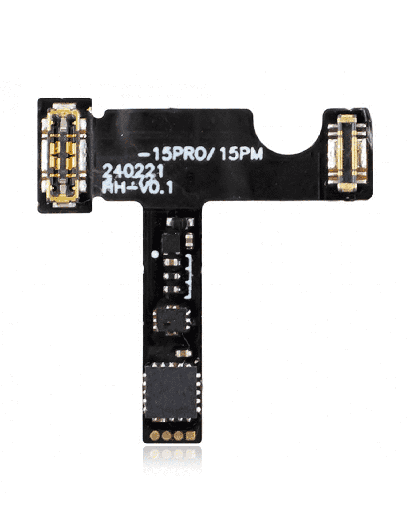 Pre-Programmed Universal Battery Tag-On Flex (Soldering Not Required) Compatible For iPhone 15 Pro / 15 Pro Max (AmpSentrix) (Compatible With I2C, JCID, Qianli)