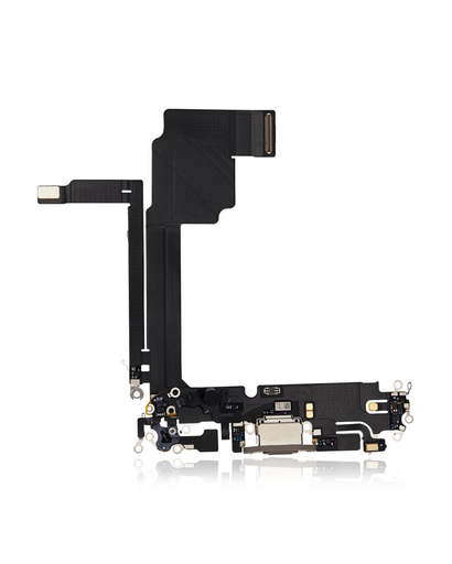 Charging Port Flex Cable Compatible For iPhone 15 Pro Max (Premium) (Natural Titanium)